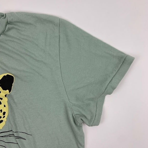 Wildfox T Shirt Womens Medium Round Neck Short Sleeve Green - Picture 4 of 6